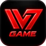 IV7 Game logo with red neon IV7 text on a black background