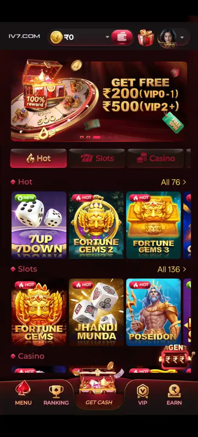 IV7 Game app for Android users